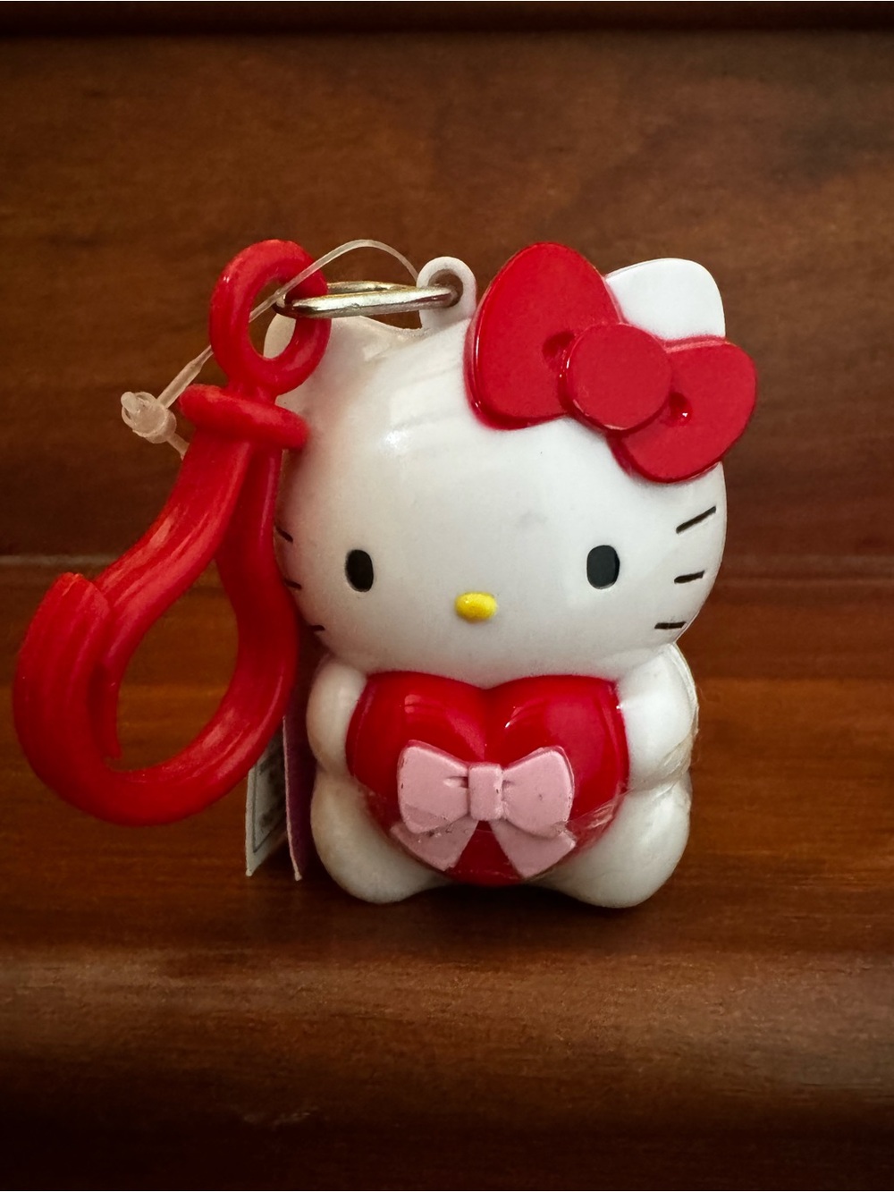 🚨 OOAK Hello Kitty purse charm, candy dispenser, hideaway Keychain with Red Bow